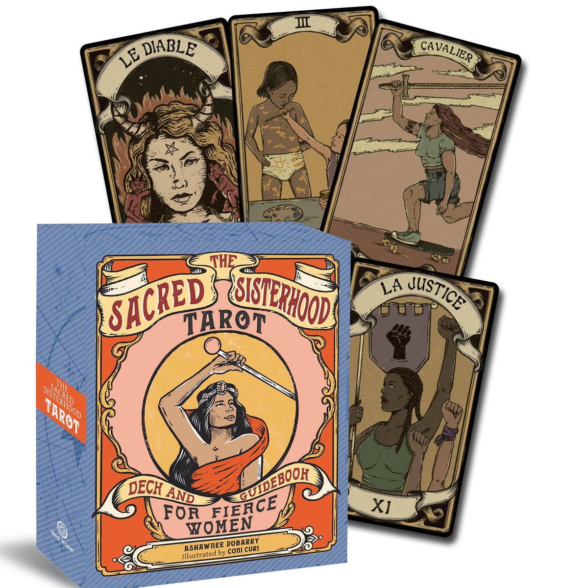 Sacred Sisterhood Tarot (78 Cards & 80 Pages) - Candle Queen Candles