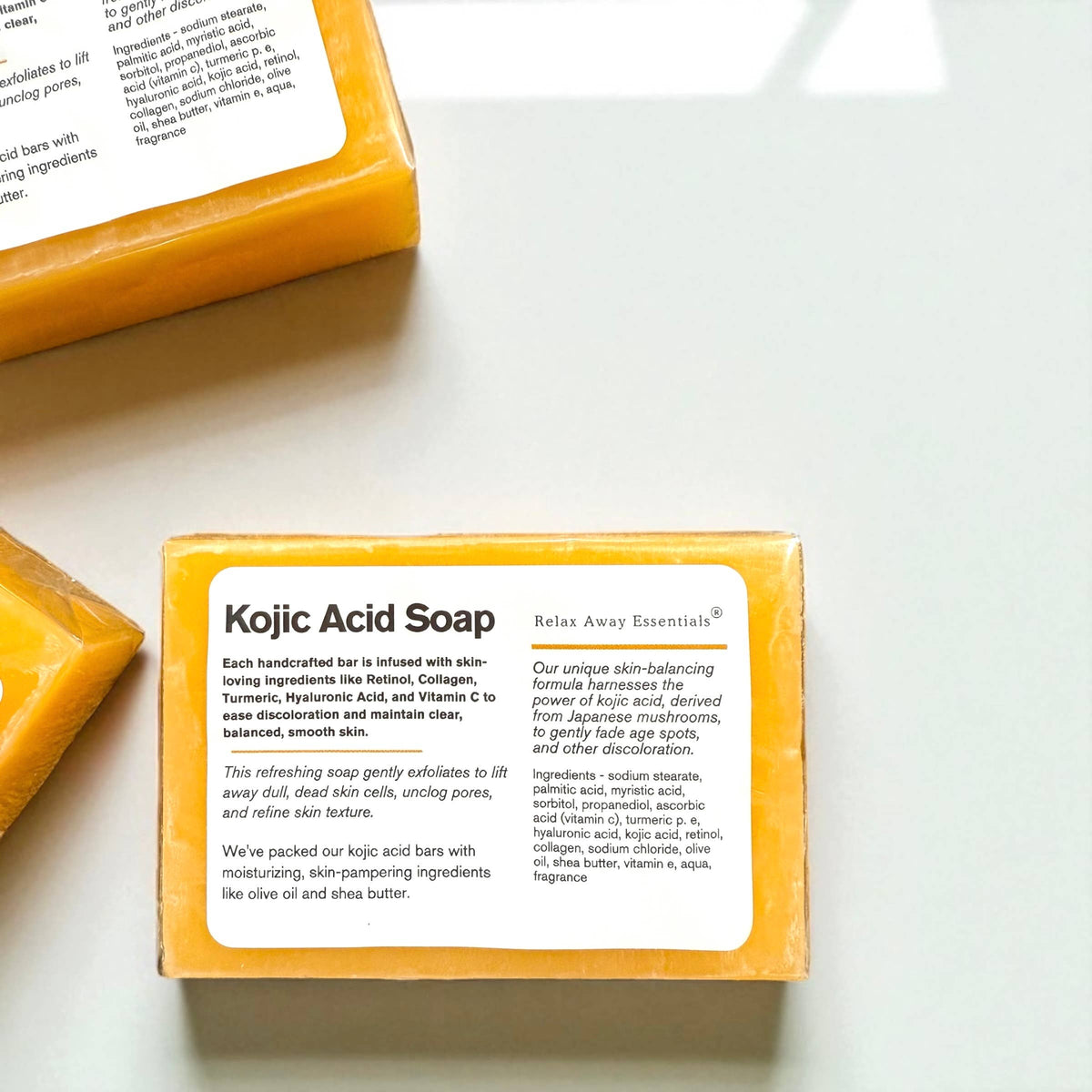 Kojic Acid Bar Soap | Turmeric Brightening Soap
