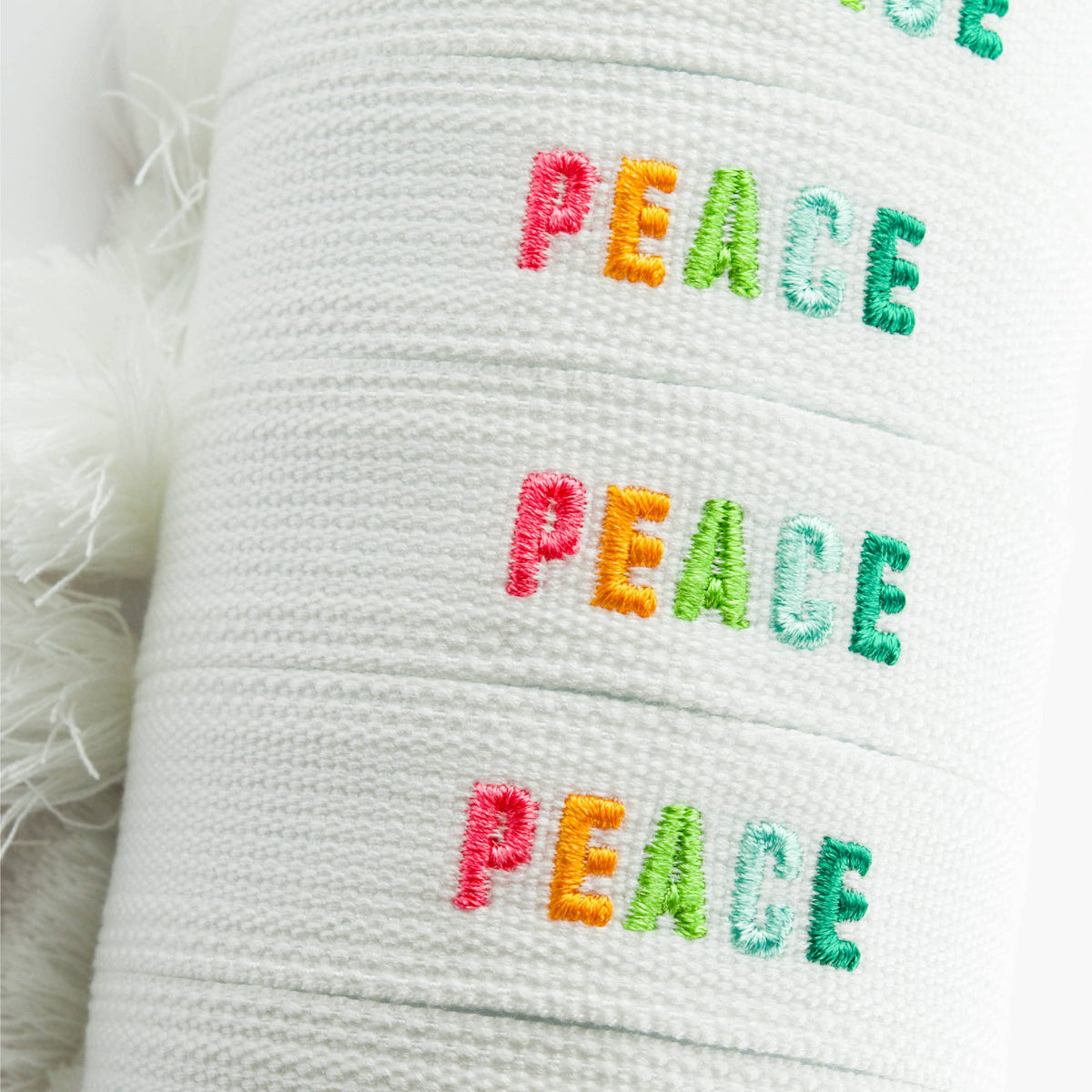 Colorful Embroidered Bracelets: Blush | Be Kind