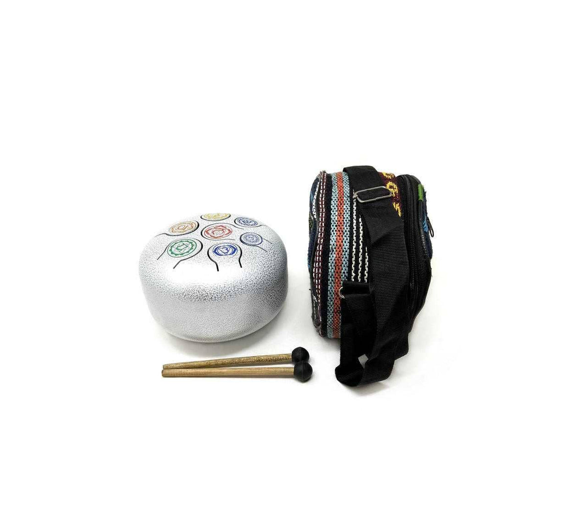 Happy drum (steel tongue) 7 CHAKRAS approx. 7" - Candle Queen Candles