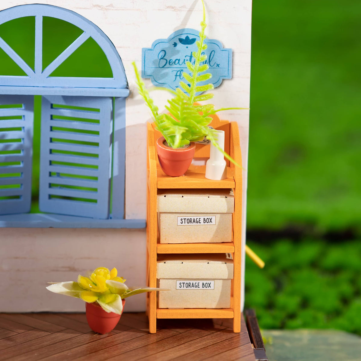 DIY Miniature House Kit: Dreamy Garden House