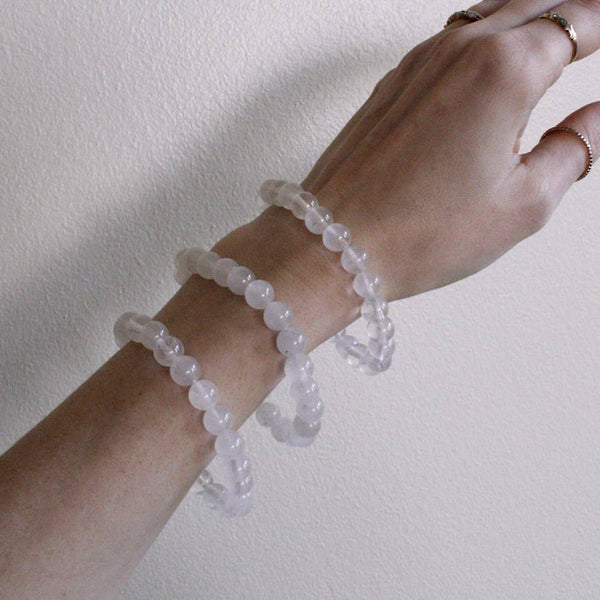 Clear Quartz Bracelet 8mm