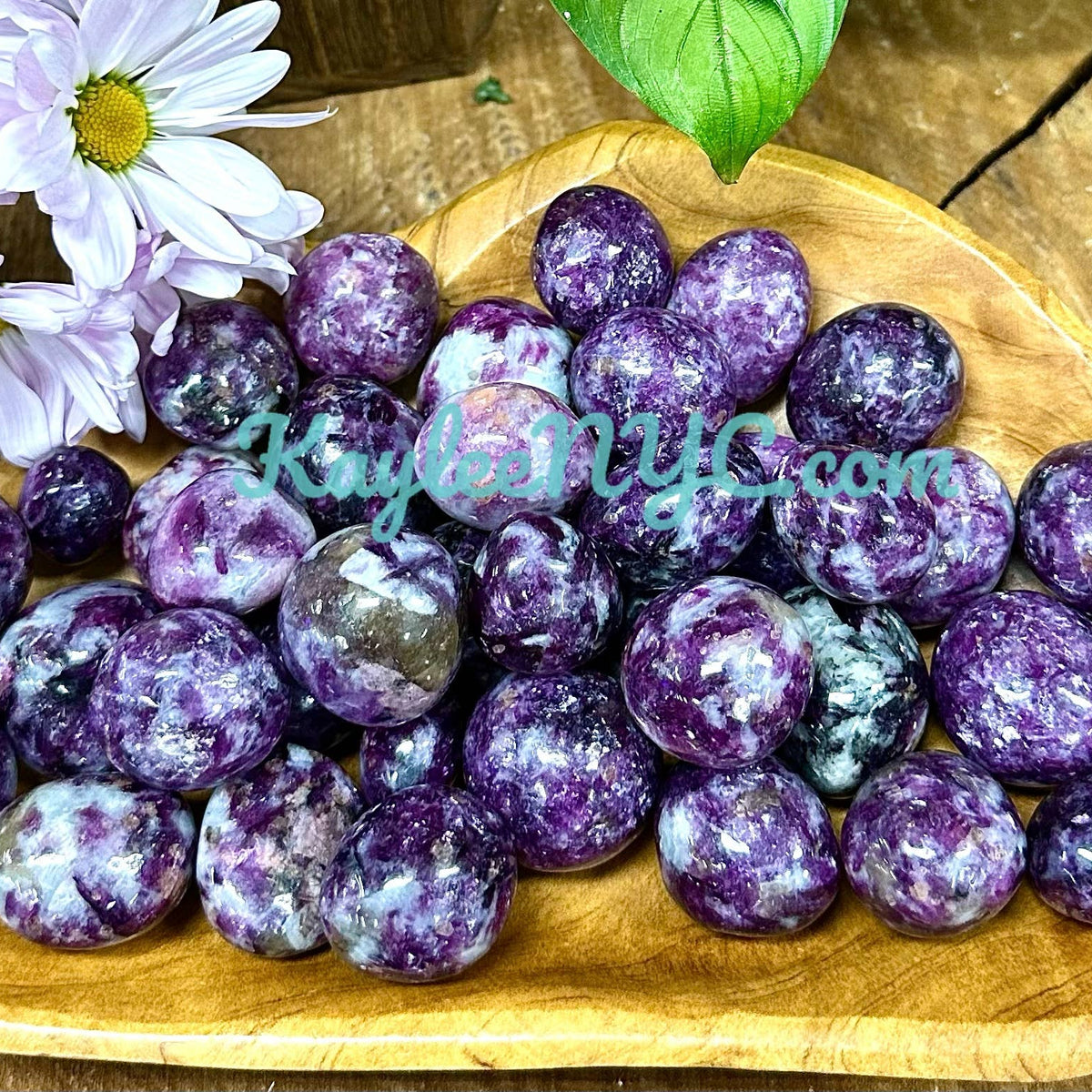 2 Lbs Natural Lepidolite Mica Tumble Healing Energy