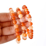 Healing Bracelet | Carnelian | Gemstone Bracelet: 6mm - Candle Queen Candles