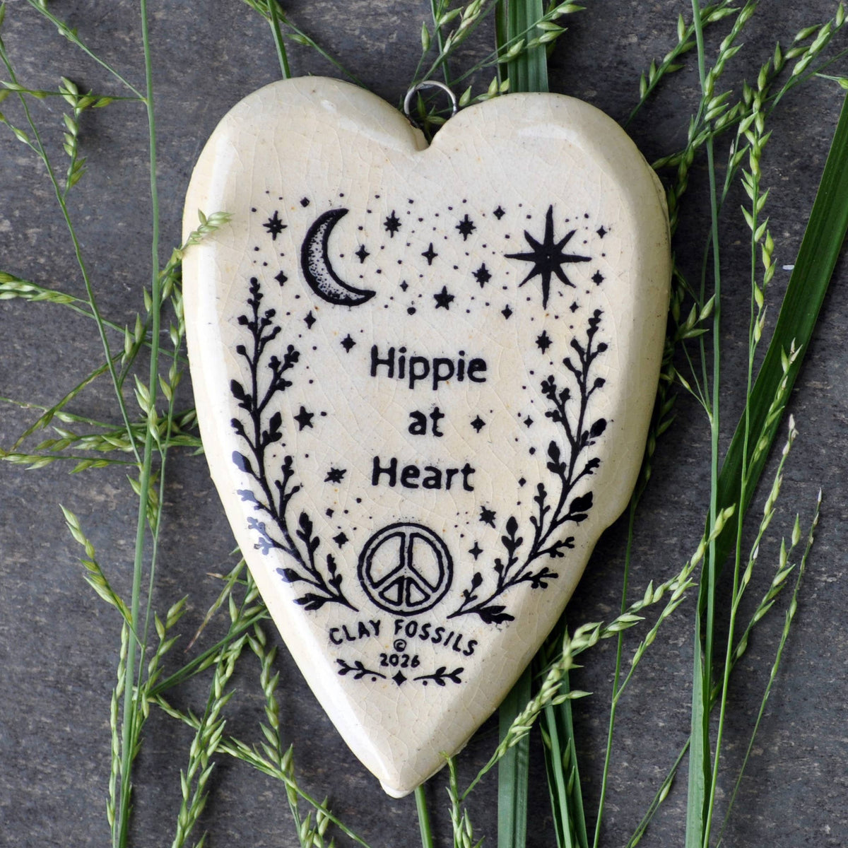 Hippie at Heart, handmade USA, gift, year round keepsake
