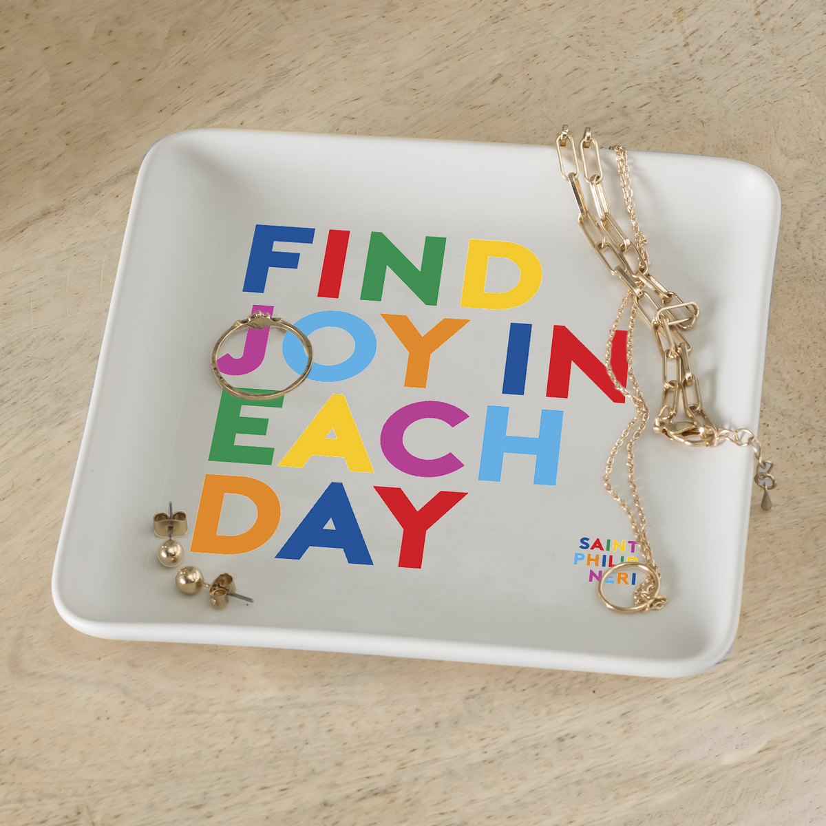 Trinket Dishes - TRD239- Find Joy In Each Day (Neri)