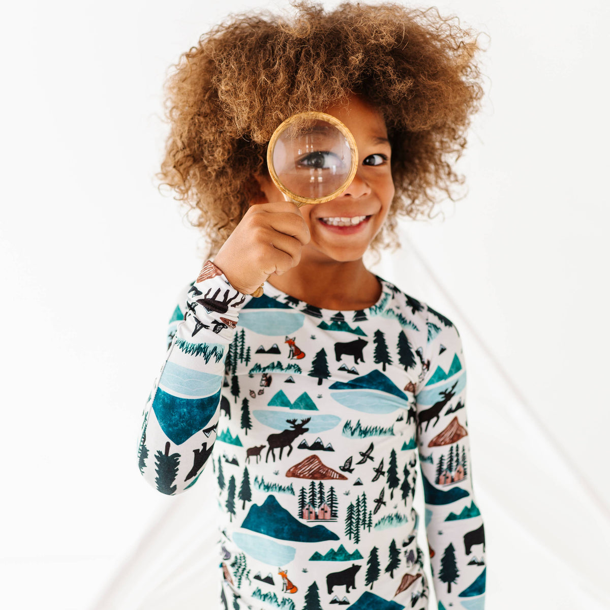 Kids Bamboo Pajamas - Into The Wild Mountain : 2