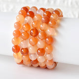 Healing Bracelet | Carnelian | Gemstone Bracelet: 6mm - Candle Queen Candles