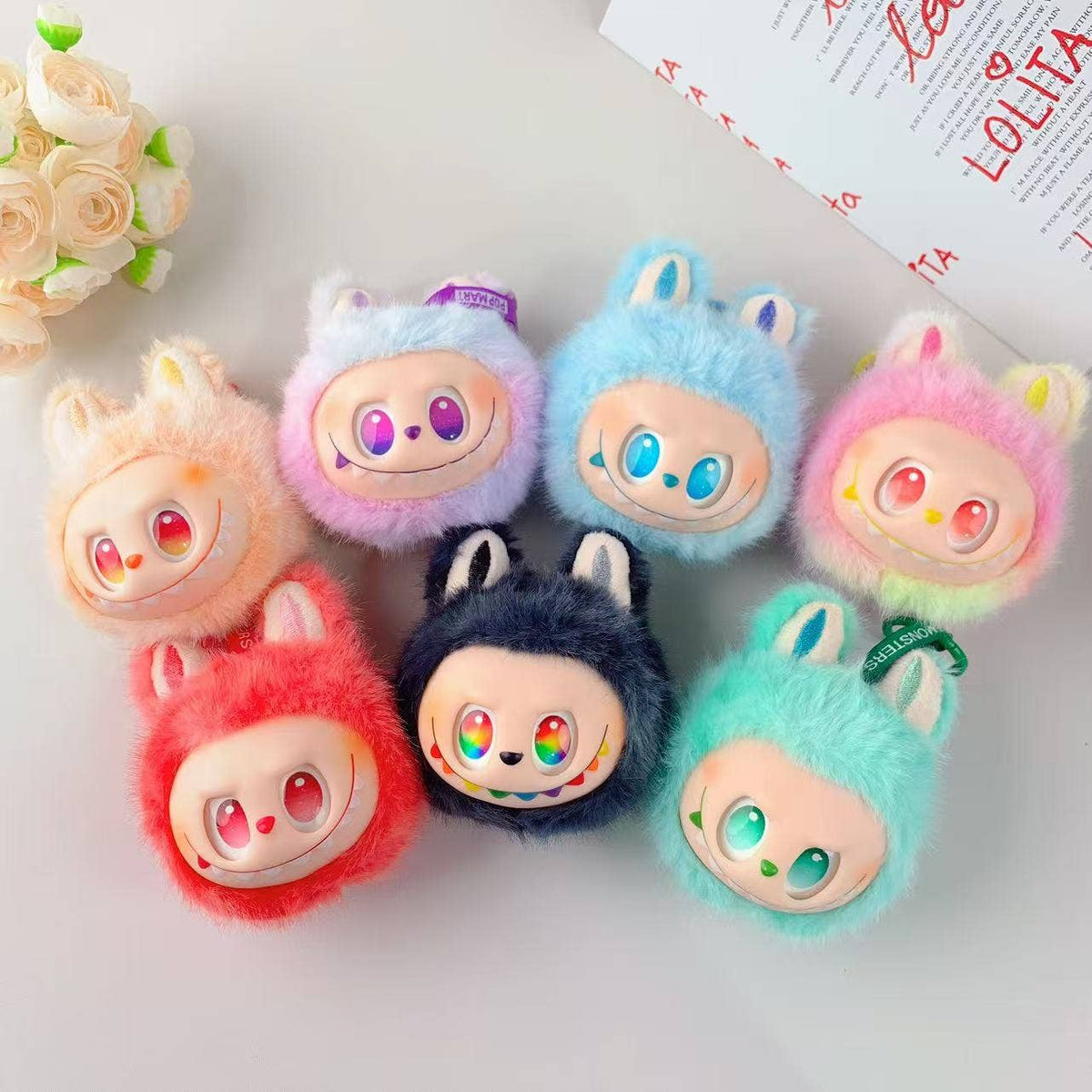Labubu Inspired Cute Plush Keychain– Bag Charm
