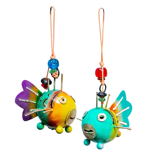 Painted Fish: Assorted With Beads