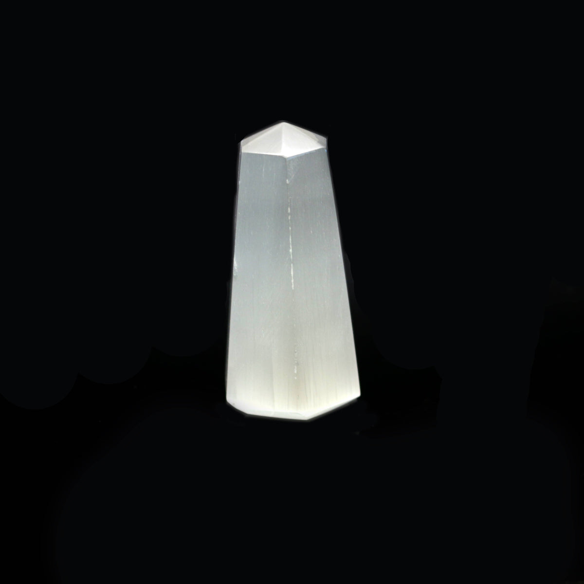 Selenite Crystal Hexagonal Tower (2 in.)