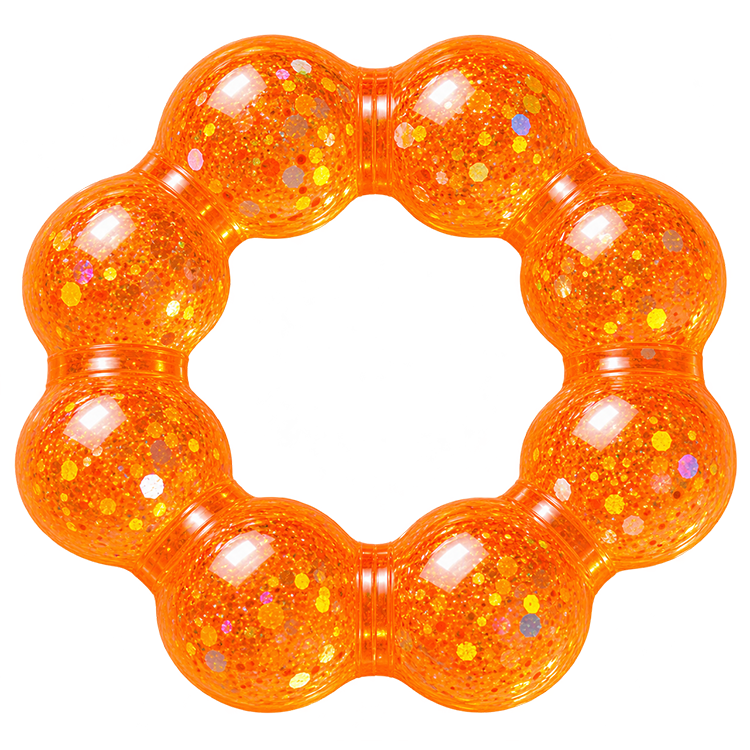 Fun Doh Squishy Sparkle Glitter Sensory Bracelet- 12/Display: Wholesale Price