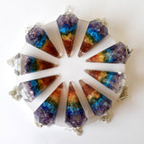 Dowsing Pendulum | Chakra Pendulum | Faceted Pendulums: Faceted - Candle Queen Candles