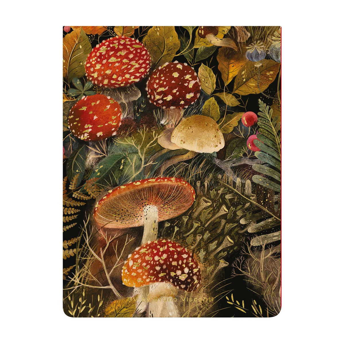 A6 Tear-Away Notepad  - Forest Mushrooms