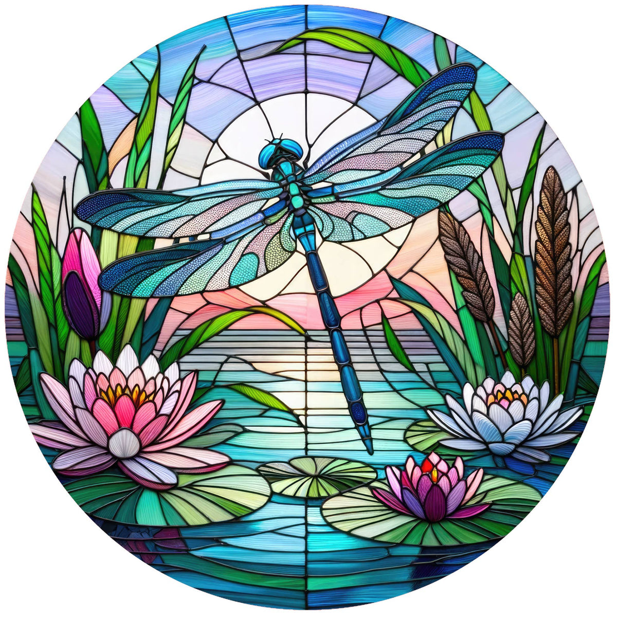 Stained Glass Dragonfly : Jar Opener