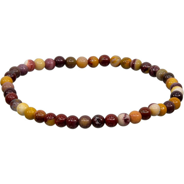 Elastic Bracelet Round Beads - Mookaite