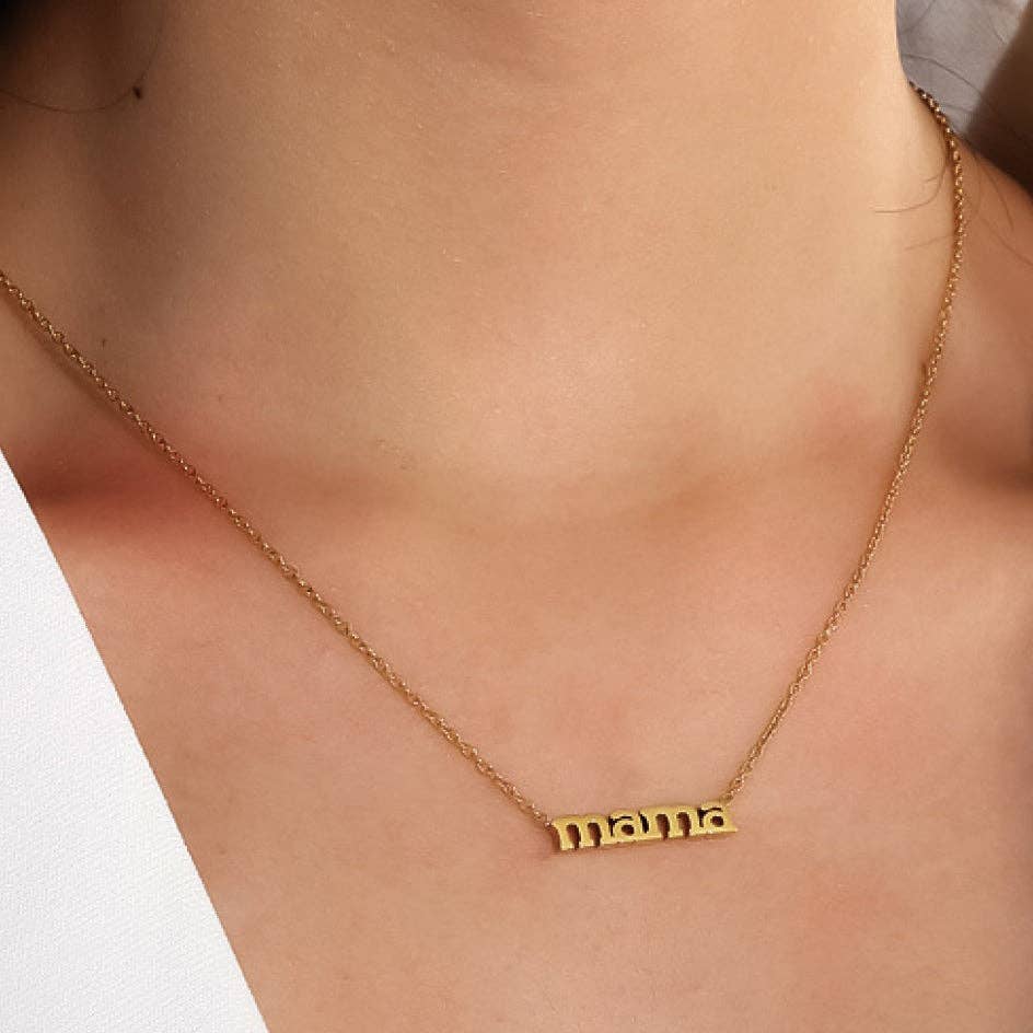 18K Gold Plated Waterproof Stainless Steel Chain Necklace