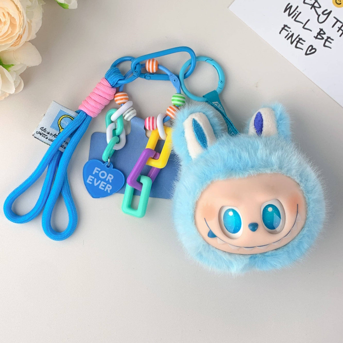 Labubu Inspired Cute Plush Keychain– Bag Charm