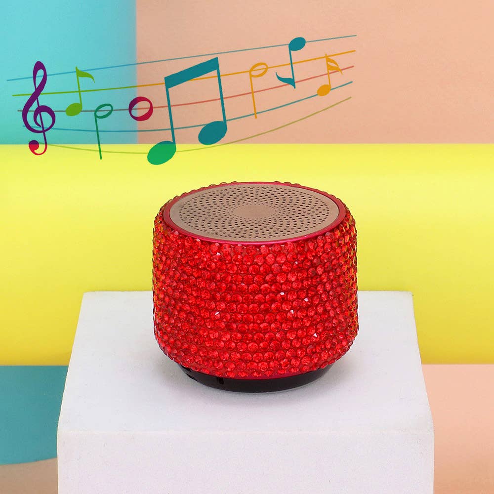 Mini Portable Bling Studded Wireless Speaker
: HEMATITE