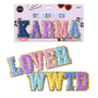 Chenille Sticker Patch -Eras Word Collection
