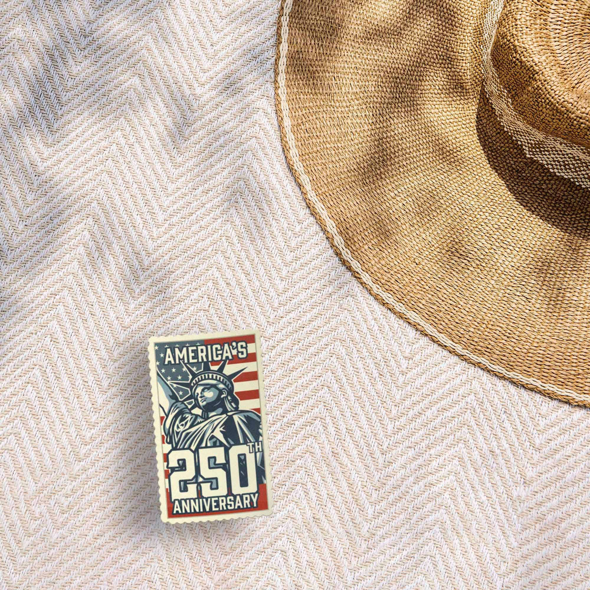 America's 250th Anniversary Stamp Sticker -  USA 2026 Decals