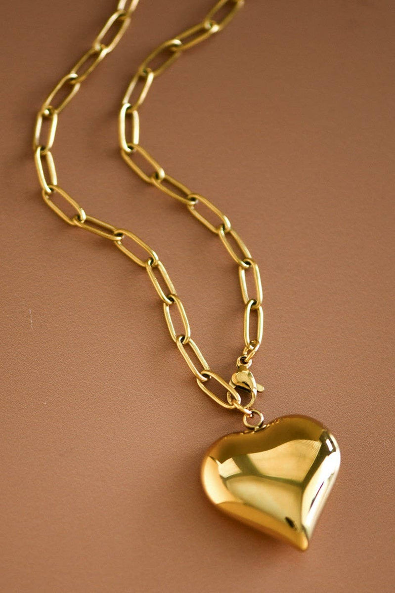 18K Gold Plated Waterproof Stainless Steel Chain Necklace