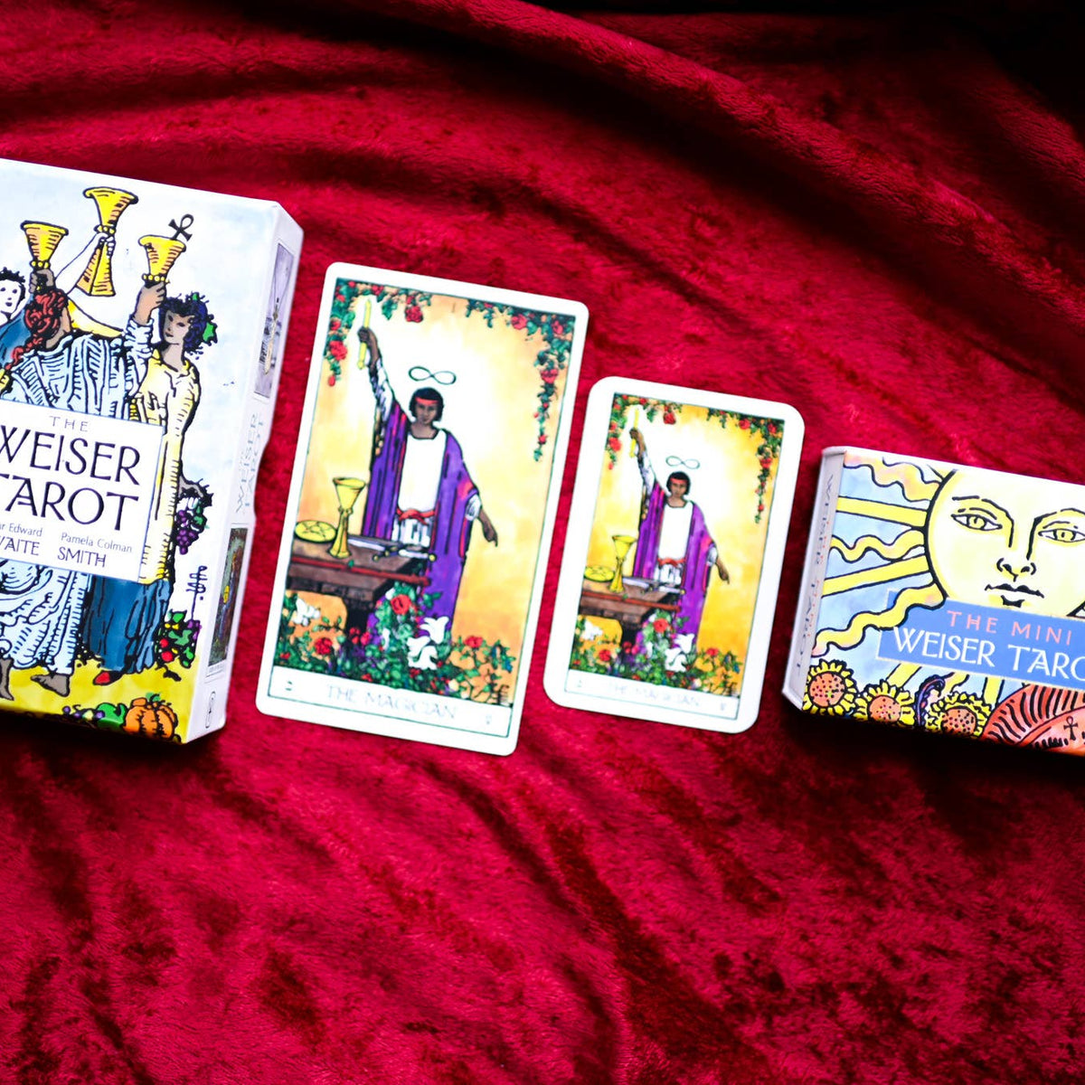 The Mini Weiser Tarot (78 Full-Color Cards, Mini RWS Deck)