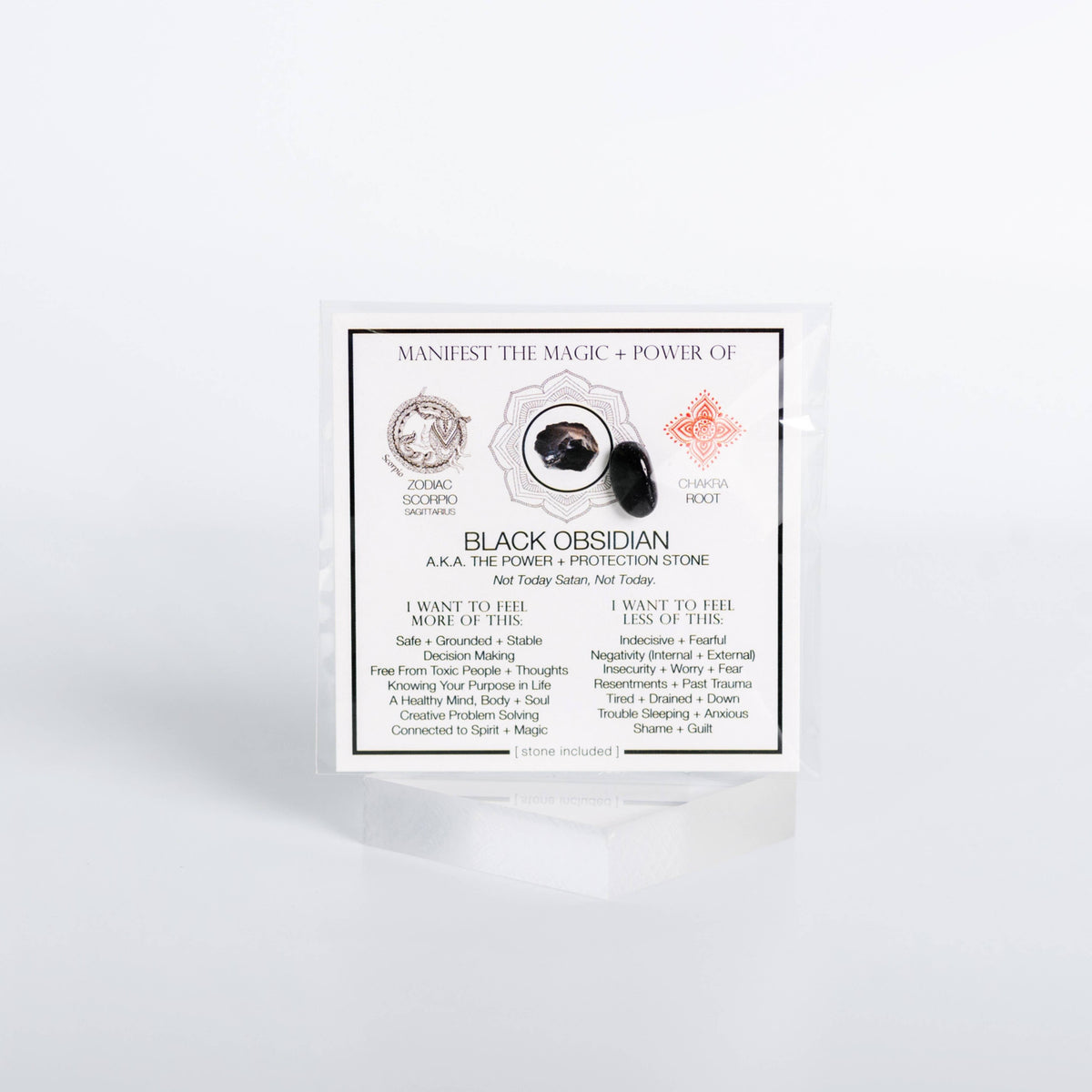 MANIFEST THE MAGIC + POWER OF YOUR CRYSTAL BLACK OBSIDIAN