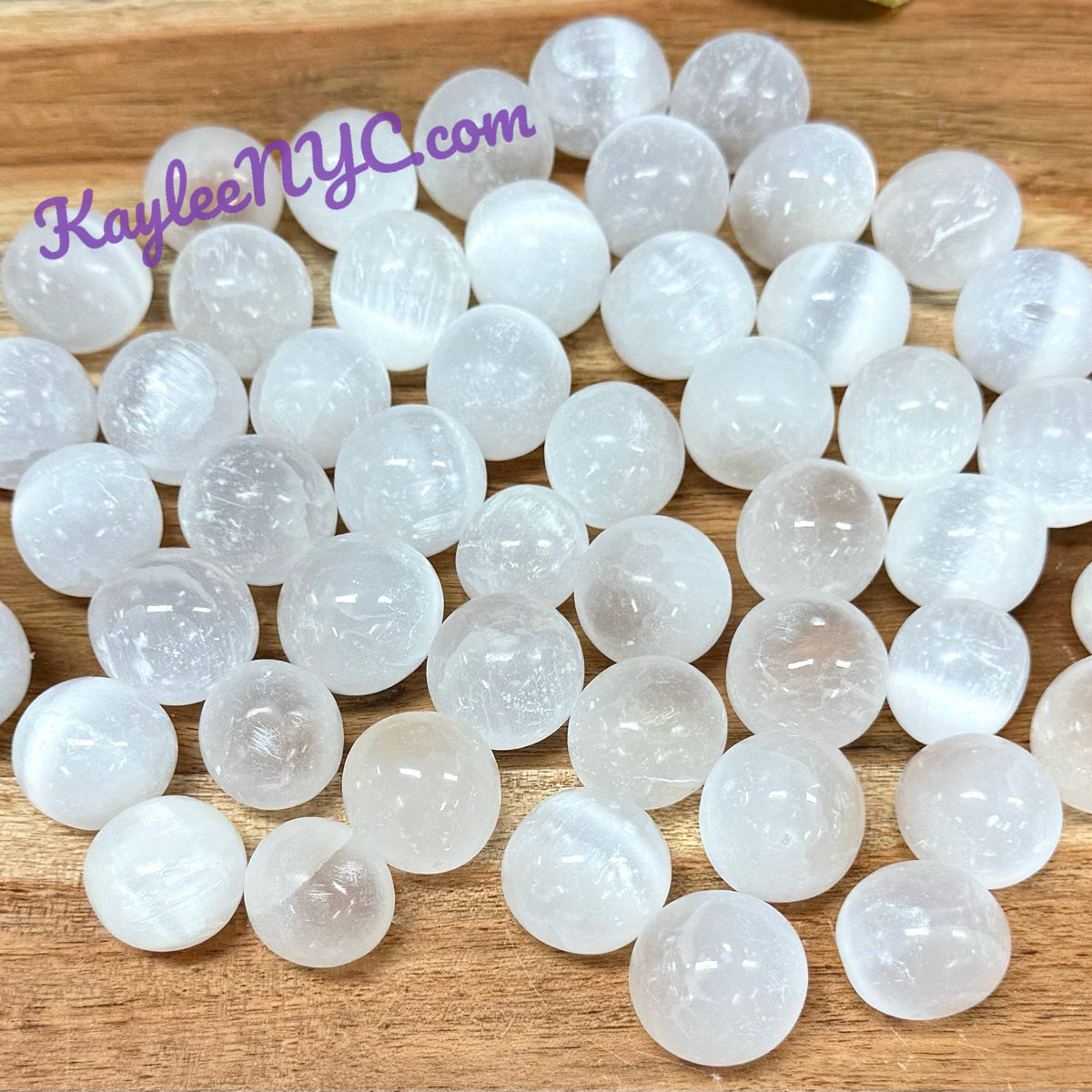 2 Lbs Natural Selenite aka Satin Spar Tumble Healing Energy