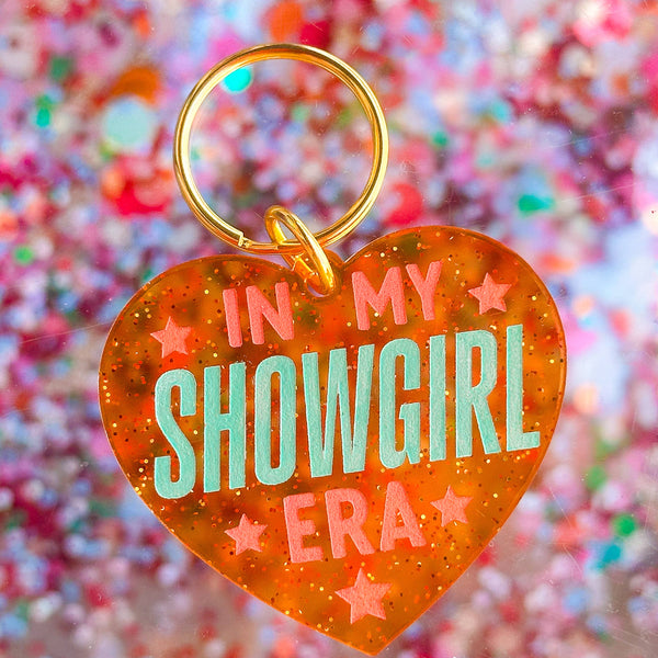 In My Showgirl Era - Taylor Swift - Laser Engraved Keychain