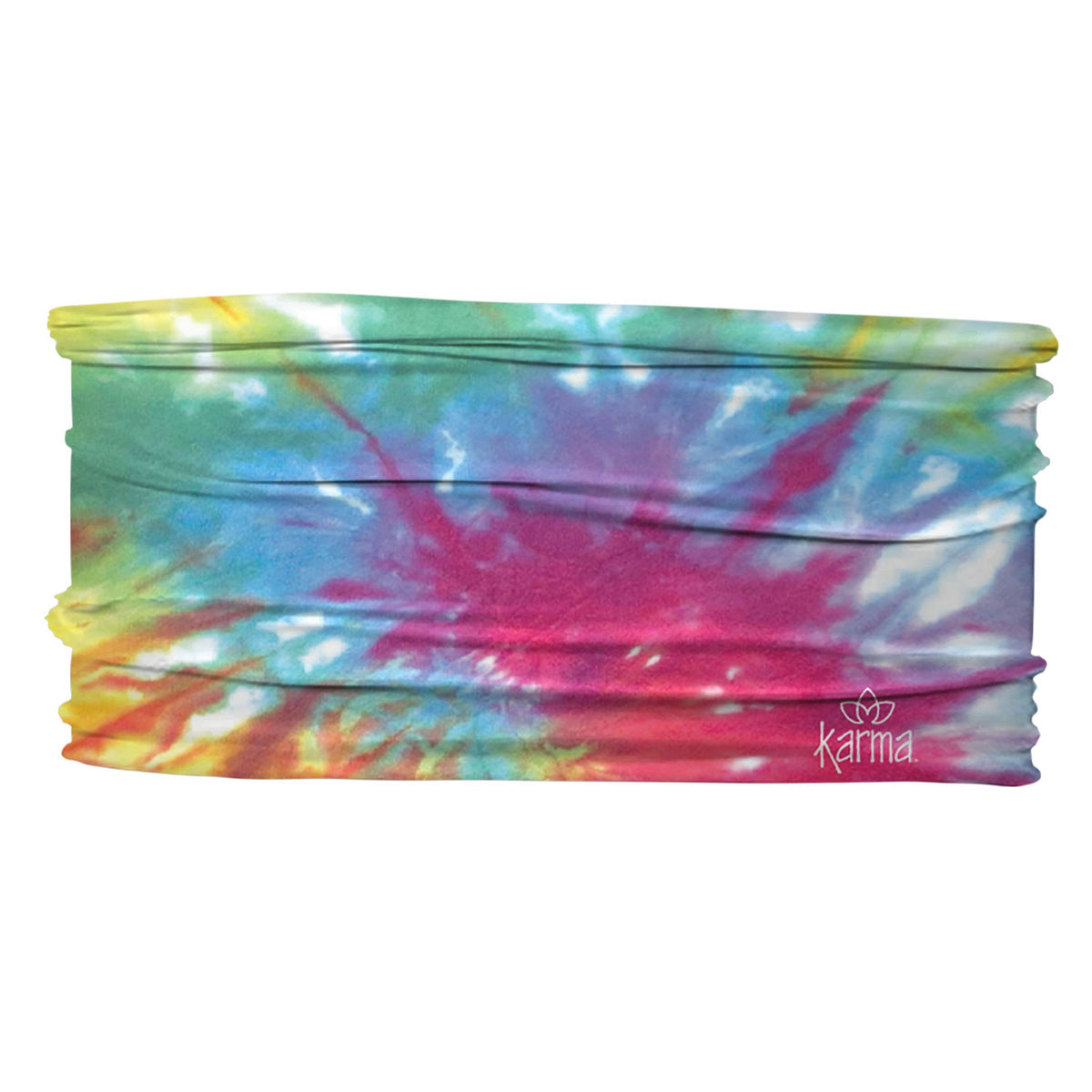 Thin Headband: Rainbow Tie Dye