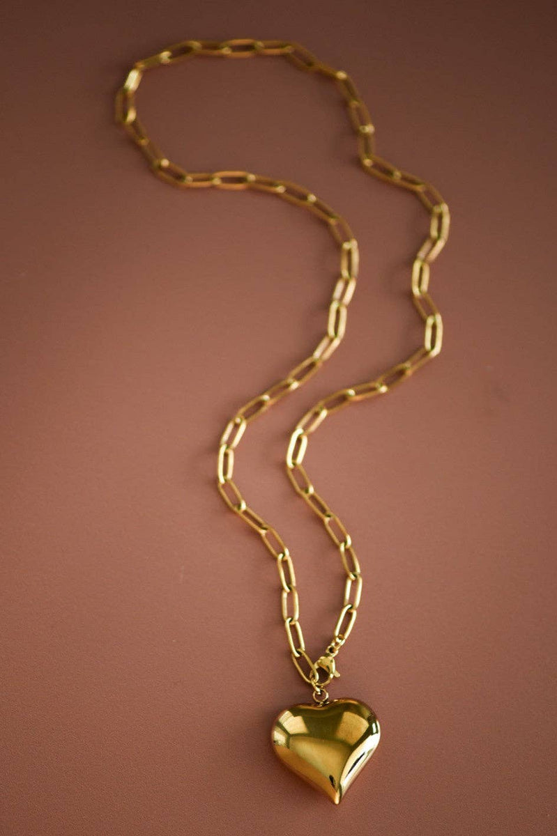 18K Gold Plated Waterproof Stainless Steel Chain Necklace