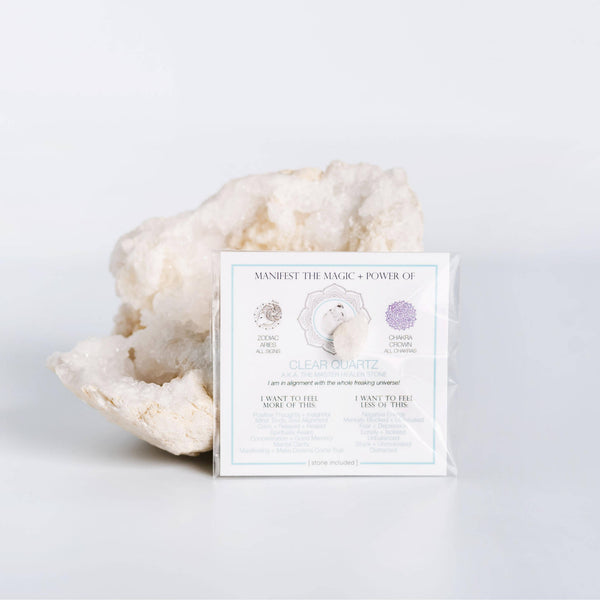 MANIFEST THE MAGIC + POWER OF YOUR CRYSTAL CLEAR QUARTZ