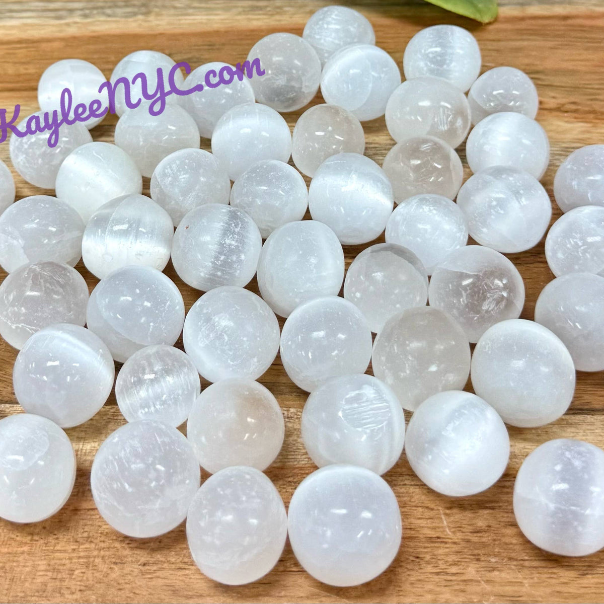 2 Lbs Natural Selenite aka Satin Spar Tumble Healing Energy