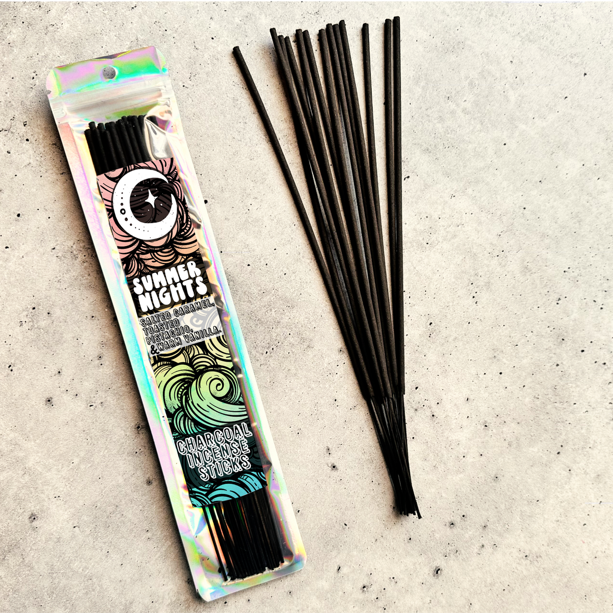 Summer Nights | 9  Inch Incense Stick | Charcoal Incense