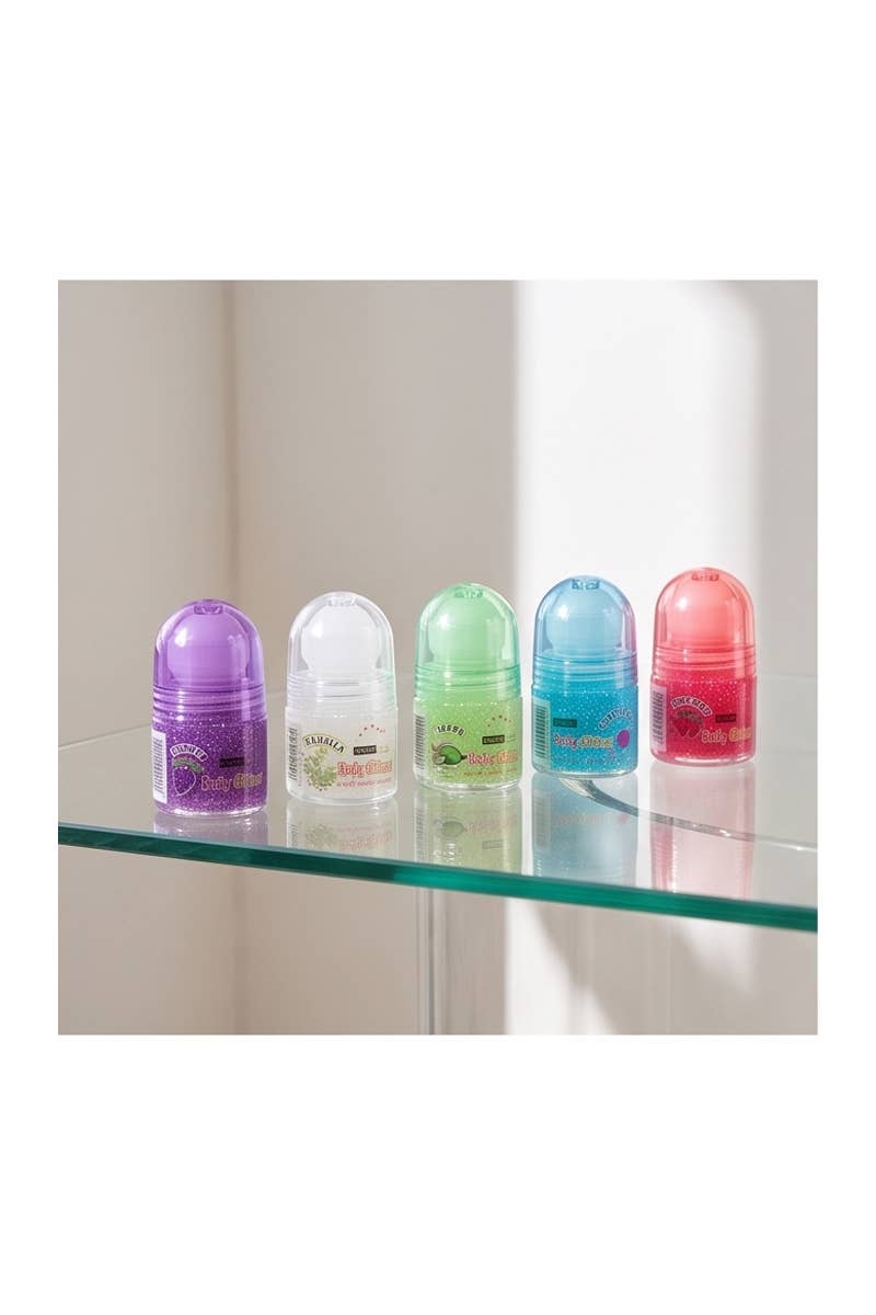Beauty Treats 2203D Large Roll-on Body Glitter Gel - 24pc