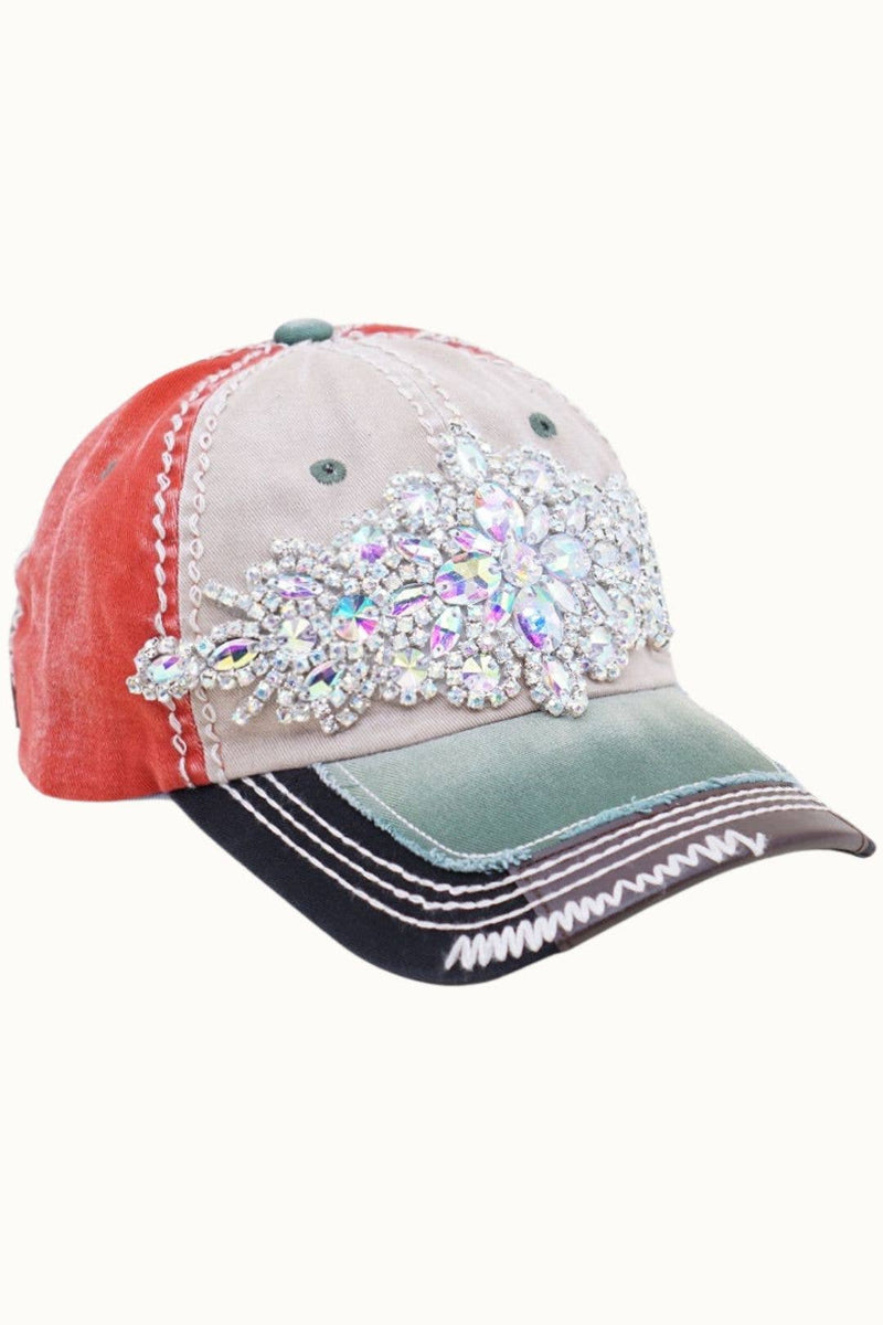 Bejeweled Multicolored Cap / Hat