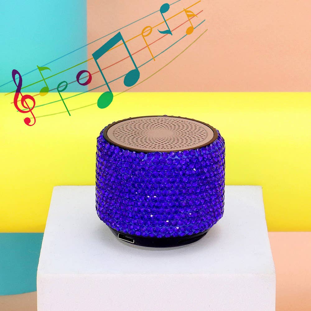 Mini Portable Bling Studded Wireless Speaker
: HEMATITE