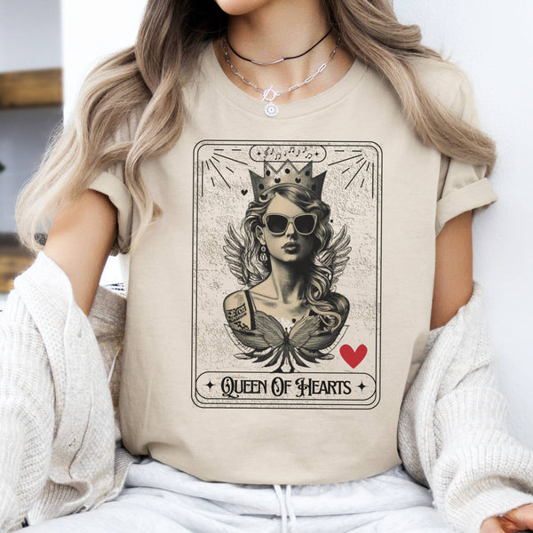 Taylor Swift Queen of Heart Concert Graphic Tee: Sand