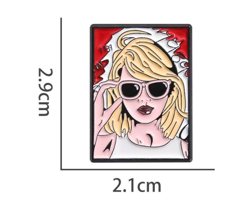 Taylor swift Metal badge brooch swiftie Enamel Pin: 1