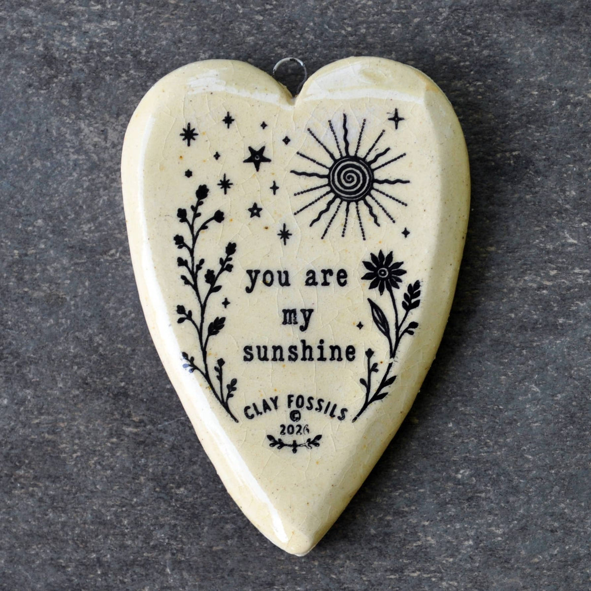 Sunshine Heart Ornament