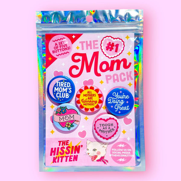 The #1 Mom Pack pins