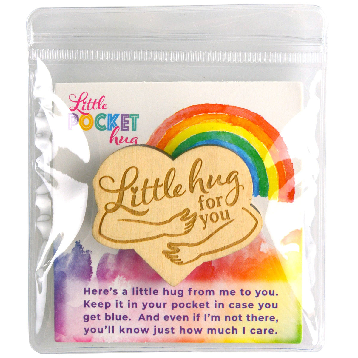 Little Pocket Wood Keepsake Token with Card