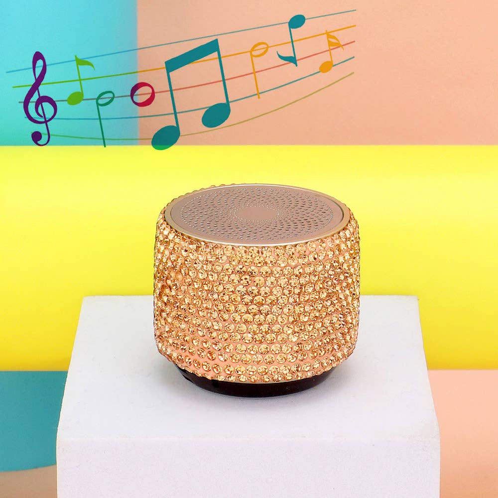 Mini Portable Bling Studded Wireless Speaker
: HEMATITE