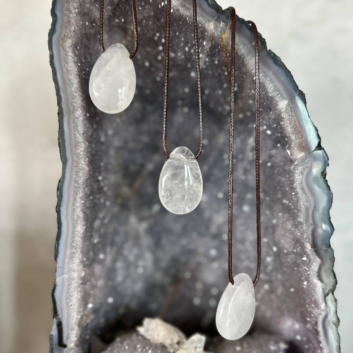 Quartz Polished Necklace (Crystals & Stones)