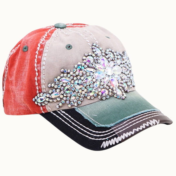 Bejeweled Multicolored Cap / Hat