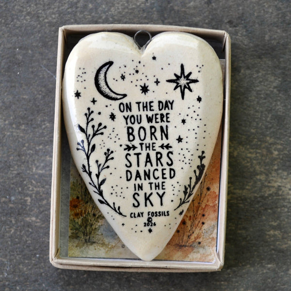 On the day Heart Ornament