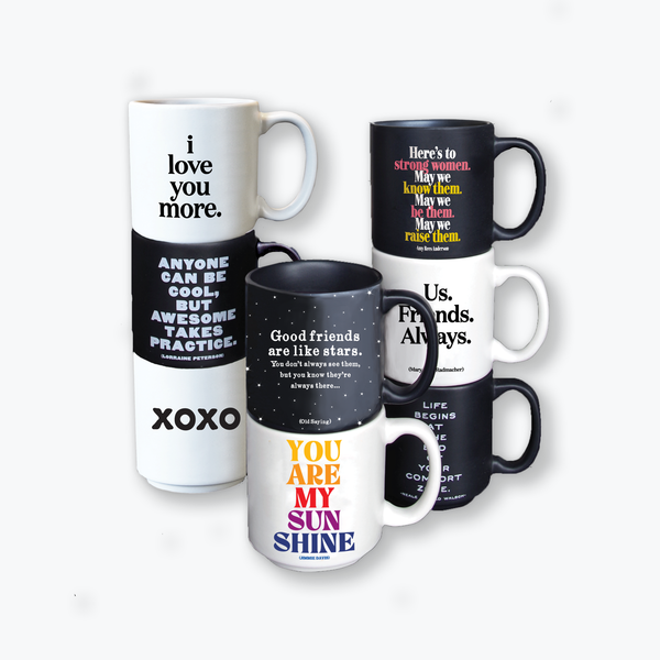 Mini Mugs - Think Happy Thoughts (Charles Linton)