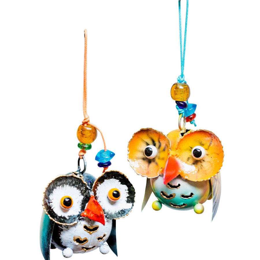 Painted Owl: Assorted With Beads