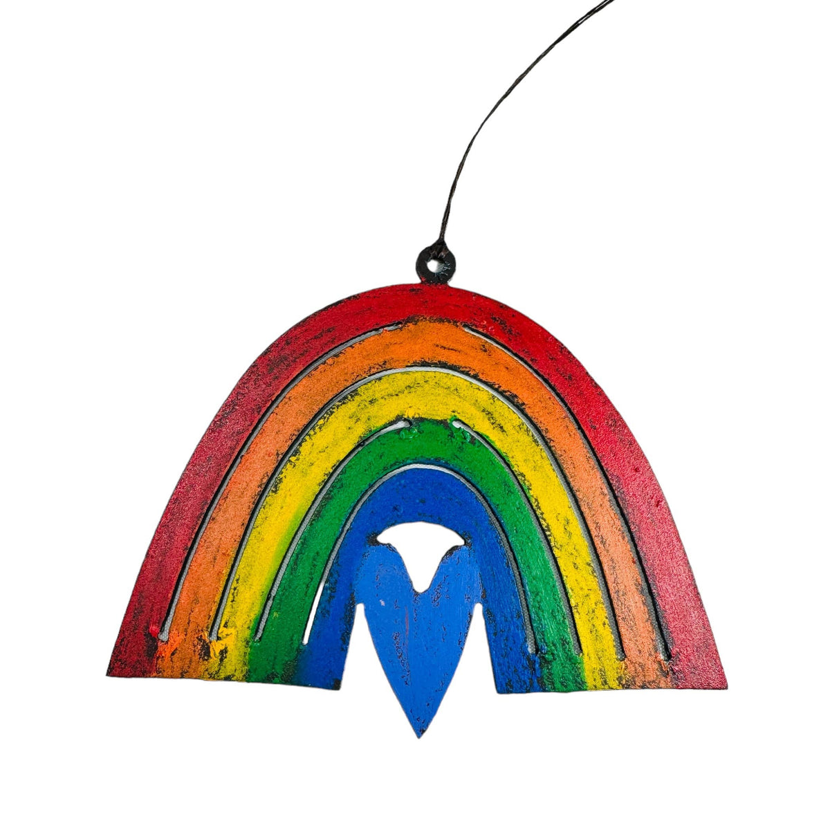 Rainbow Ornament cute pride gifts hippie peace